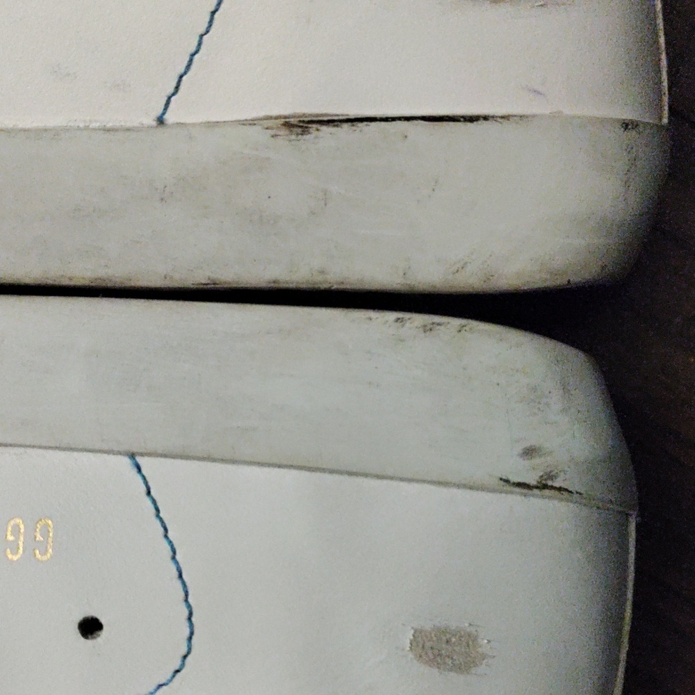 Golden Goose"Superstar" Distressed White Leather/Pink Suede Trainer Sneakers - Picture 10 of 16
